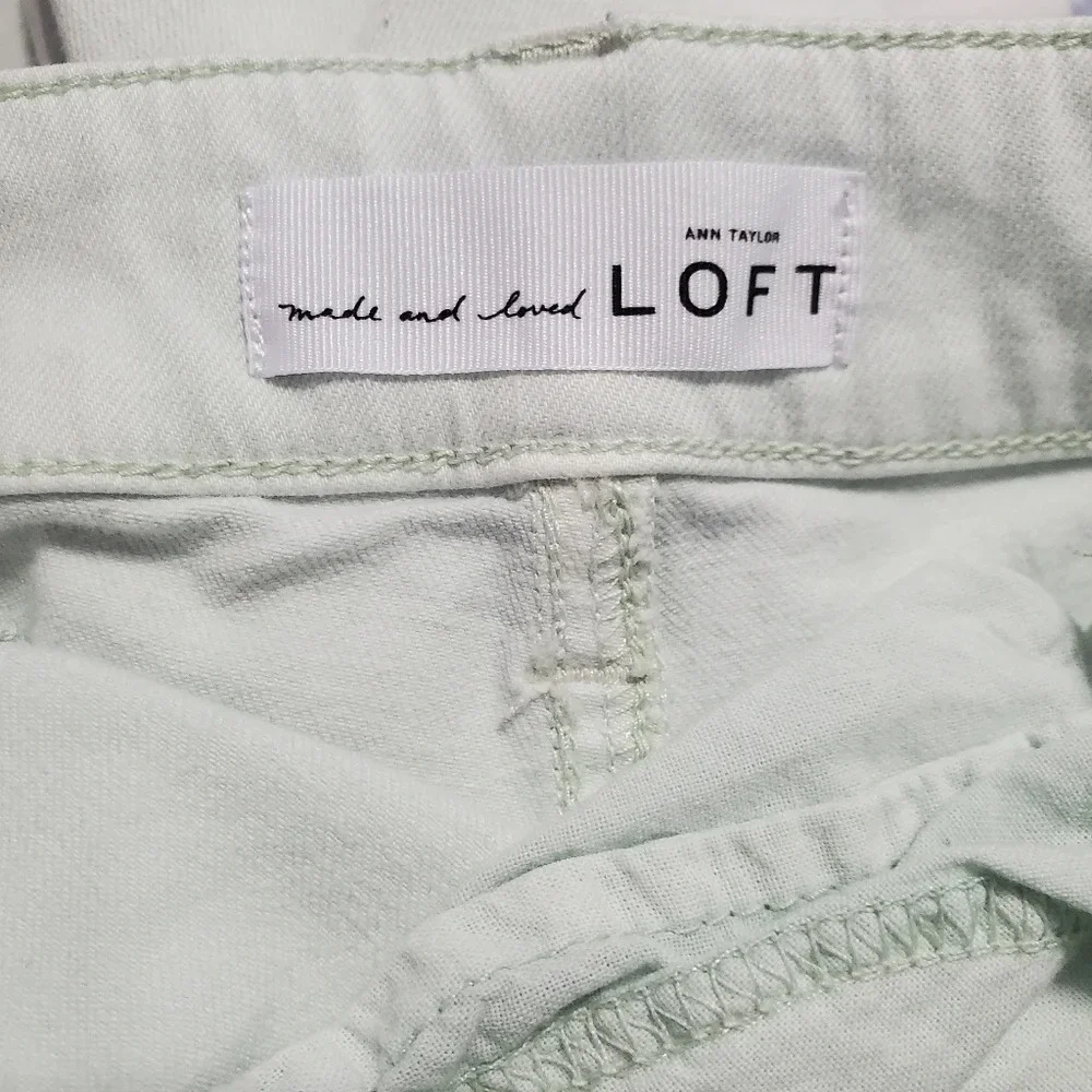 Ann Taylor Loft Women's Curvy Kick Crop Jean 30/10